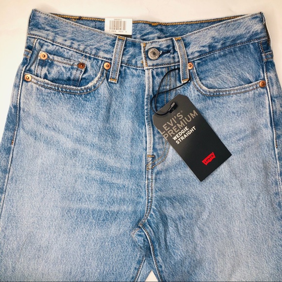 LEVIS wedgie straight high rise jeans - Picture 4 of 12